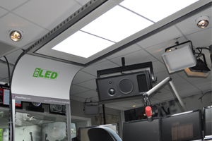 Dynamische Led verlichting ondersteunt Giel Beelen bij wereldrecord radio maken